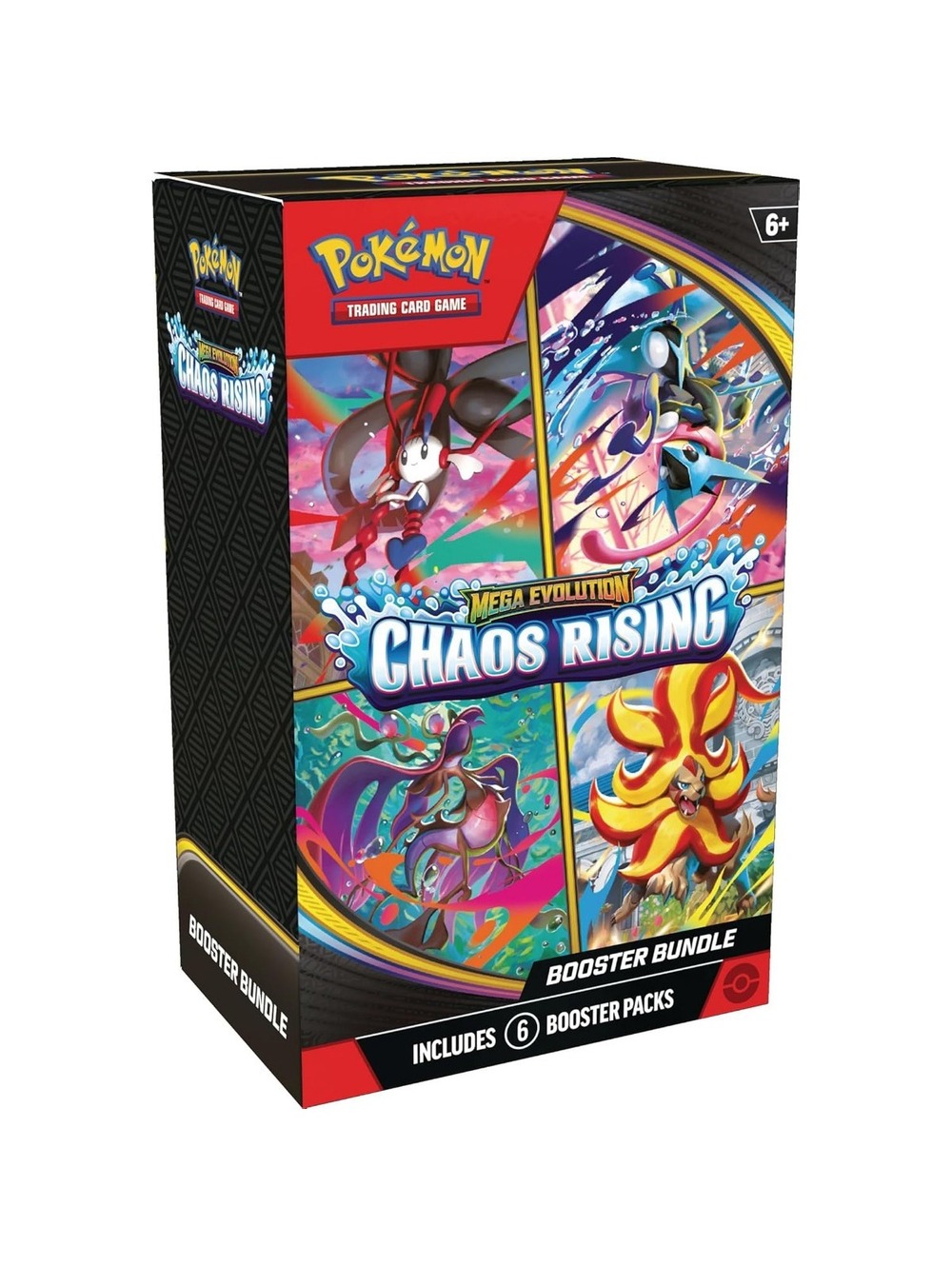 Pokemon Mega Evolution Chaos Rising Booster Bundle 6Pk